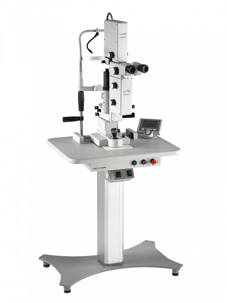 Laser combiné YAG/SLT